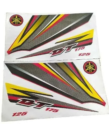 CALCOMANIA DTK125 YAMAHA LUJO COLOMBIANO 910