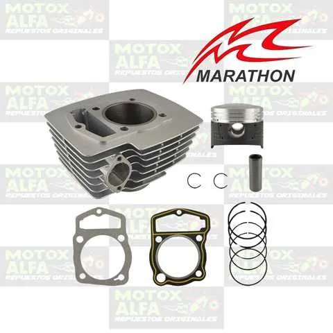 KIT CILINDRO CB200 63MM P15 ALT74 OVALADO GRIS MARATHON 213