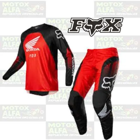 TRAJE MX ROJO NEGRO TM T32 HONDA 191972560446 2560514