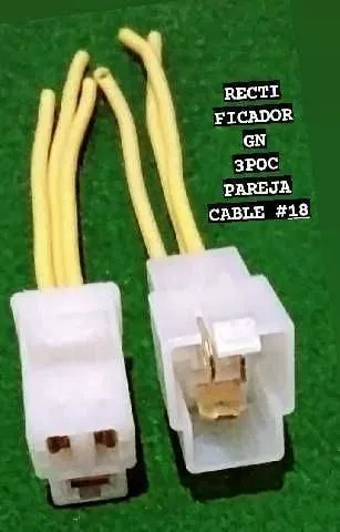 SOCKET RECTIFICADOR GN125 MACHO HEMBRA TERMICABLE