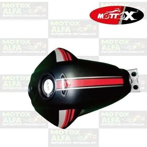 TANQUE GASOLINA WIND200 IGM NEGRO ROJO MOTTOX TANQ004