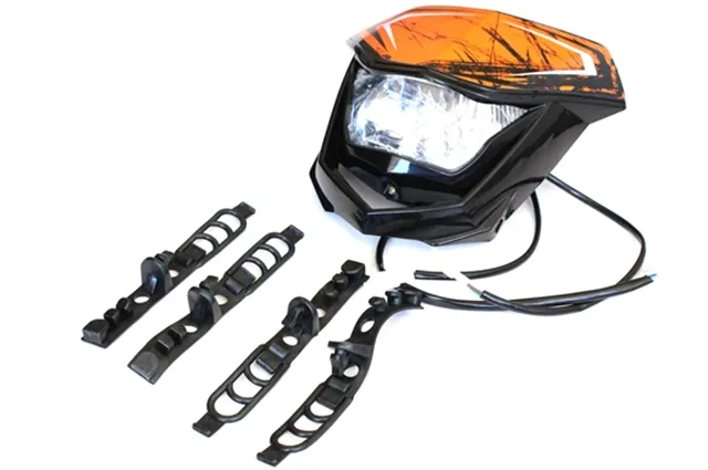 MASCARILLA COMPLETA TEKKEN250 DAYTONA NARANJA NEGRO MOTTOX P10865