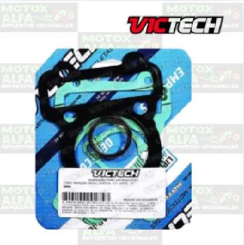 KIT 1/2 EMPAQUE PLATINA125 CT125 BM125 BAJAJ PULSAR NACIONAL VICTECH 3608