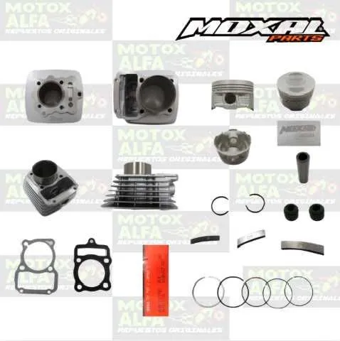 KIT CILINDRO CG150 D62MM 149CC H97.60MM P13 GRIS MOXAL 06.050.0093 TUNDRA150