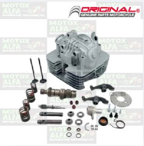 CABEZOTE EN125 GS125 COMPLETO SUZUKI ORIGINAL 10107.110-GEN