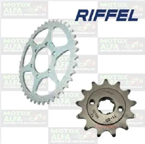 KIT CATALINA CR5 LONCIN250 TUKO250(14-16) 40T 13T 520H 6H TITANIUM RIFFEL 79065