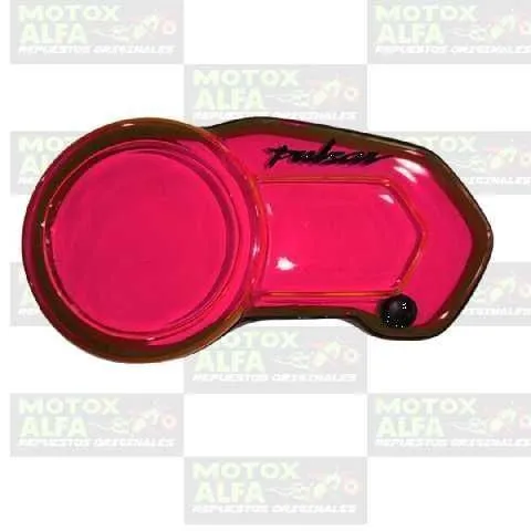 PROTECTOR VELOCIMETRO LS135 BAJAJ LUJO ROJO ACRILICO