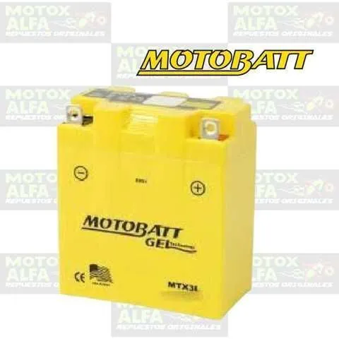 BATERIA YB3 MTX3L CB1 DT175 MOTOBATT 10085791 ( - + )