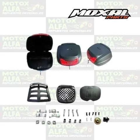 BAUL GRANDE NEGRO B05 DOBLE PARRILLA 40L MOXAL 01.044 .0013