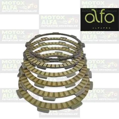 DISCO EMBRAGUE NS200 LS135 NS160 6PCS RACING ORIGINAL INDU ALFA PRO E12902