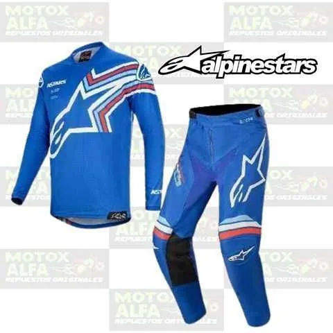 TRAJE MX AZUL BLANCO T26 ALPINESTARS LUJO 1104969 1104694