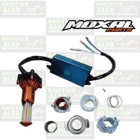 LUZ LED FARO H4 12/80V 40W 6000K 4500LM BLANCO MOXAL 06.051.0013