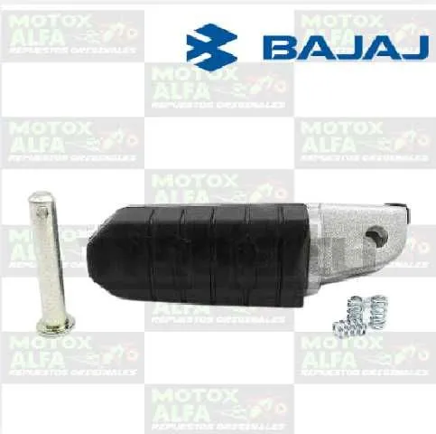 ESTRIBO DELANTERO DISCOVERT125ST LH DERECHO (UNIDAD) ORIGINAL BAJAJ JZ113031 19158.101-GEN