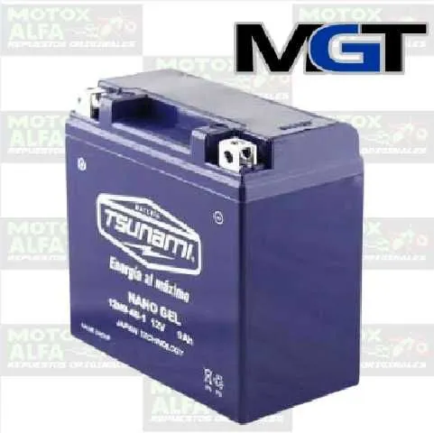 BATERIA 12N9 4B UG180 QM200GY/GEL TSUNAMI 02 004 0010