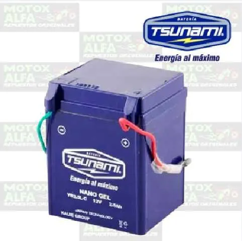 BATERIA YB2.5L C GEL TSUNAMI 02.004.0001