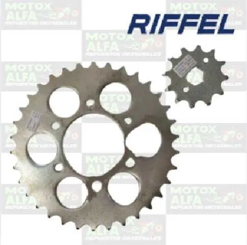 KIT ARRASTRE XT225 YAMAHA 45T 15T 428 BRASIL RIFFEL 91478