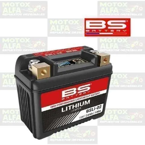 BATERIA LITHIUM YTX4 12V 24WH 140A BSLI-02 BS BATTERY 10100856 YTX4 YTX5 12N5 YB6.5 YTX7 12N7 YTZ7 