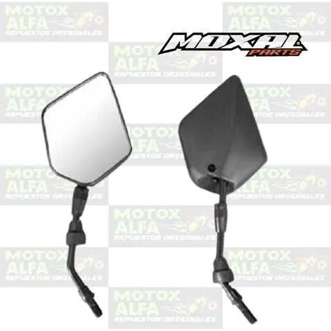 ESPEJO ROMBO 10MM NEGRO MOXAL 01.016.0017