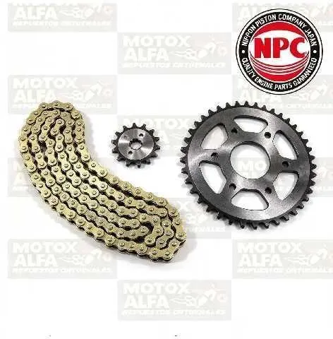 KIT ARRASTRE QM200 40T 15T 428H JAPAN NPC 190227