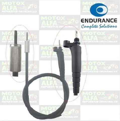 CABLE VELOCIMETRO BM150 CT125 CT100 PLATINA125 PLATINA100 DISCOVER125 865MM ENDURANCE 06.032.0025