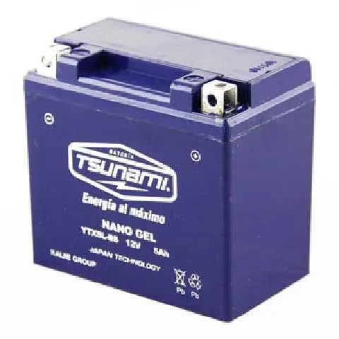 BATERIA YTX5L BS PULSAR NS150/160 GEL TSUNAMI 02 004 0005