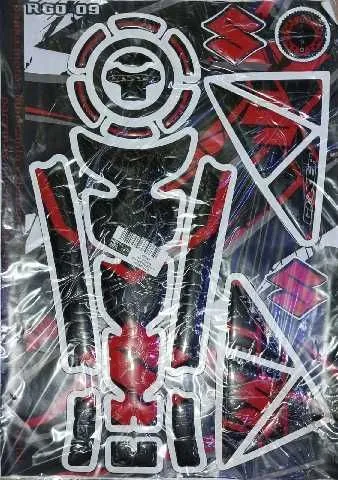 KIT RESINA GIXXER150 ROJO NEGRO LUJO  COLOMBIANO