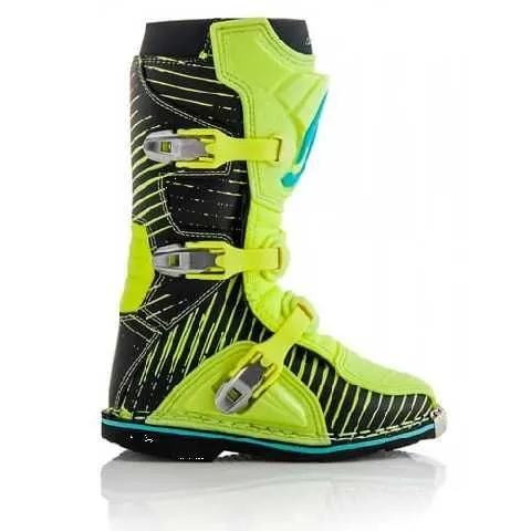 BOTA MX NINO ACERBIS VERDE NEON T34 NEGRO LUJO  17934 318034