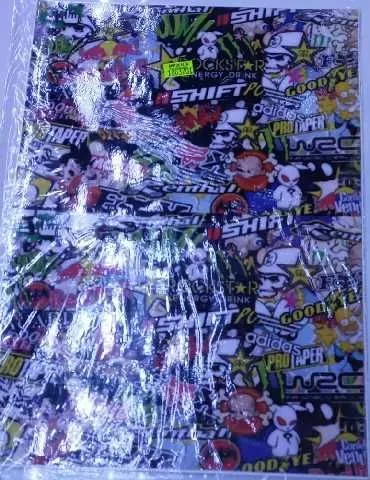 CALCOMANIA BOOM DIBUJITOS NACIONAL