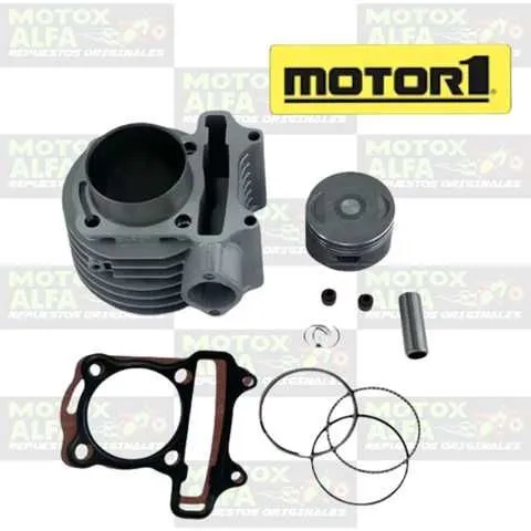 KIT CILINDRO GY6150 149CC 60MM P15 ALT69 GRIS FATTY ORIGINAL MOTOR1 