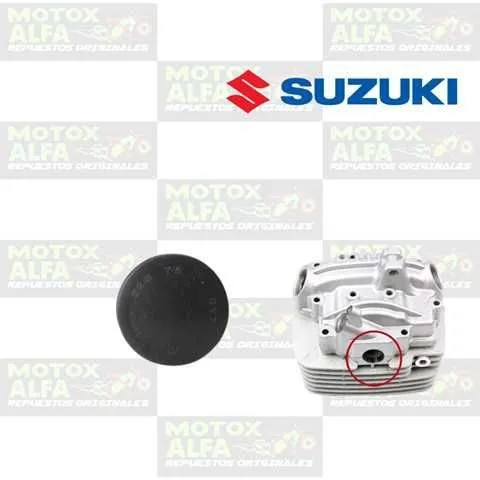 TAPON CABEZOTE GN125 EN125 GS125 QM200 SUZUKI (UNIDAD) ORIGINAL GENUINE Z342