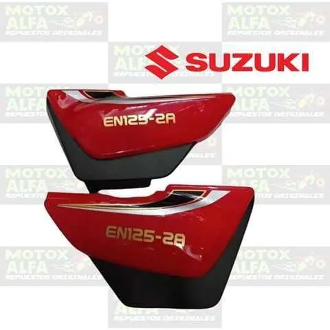 TAPA LATERAL EN125 ROJO SUZUKI ORIGINAL TPL00093