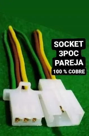 SOCKET 3C MACHO HEMBRA TERMICABLE 1003