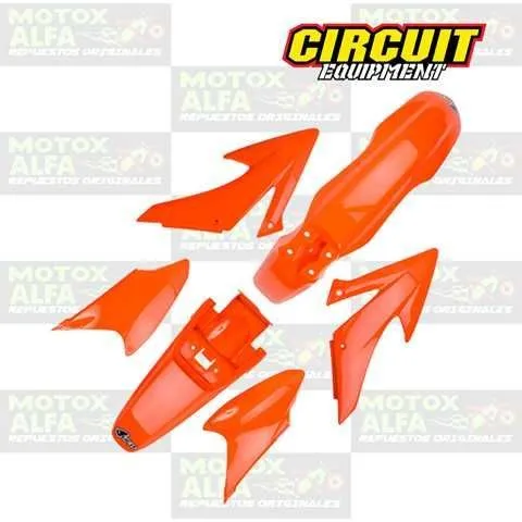 KIT PLASTICO NARANJA CRF 230 HONDA
