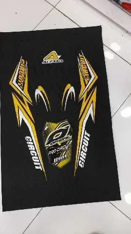 FORRO MONTURA ESTAMPADO AMARILLO NACIONAL RV--