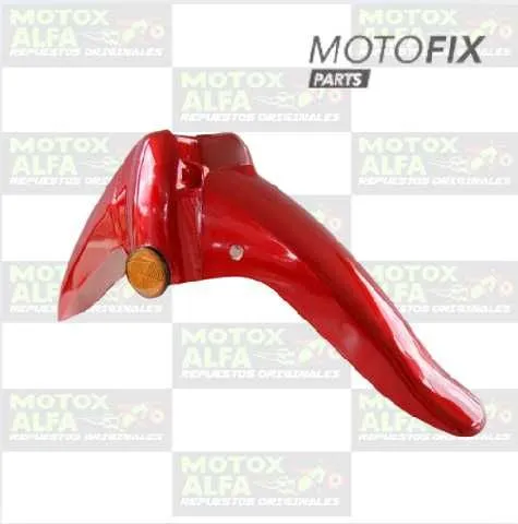 GUARDAFANGO DELANTERO ROJO JL100 CABALLITO MOTOFIX GDR0010