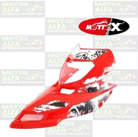 GUARDAFANGO MASCARILLA DELANTERA NAZCA200 ROJO MOTOXX 