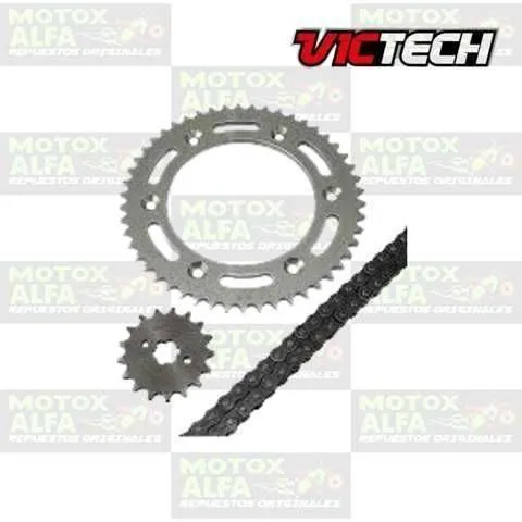KIT ARRASTRE TRAIL150 49T 15T 428H 132L VICTECH 4411