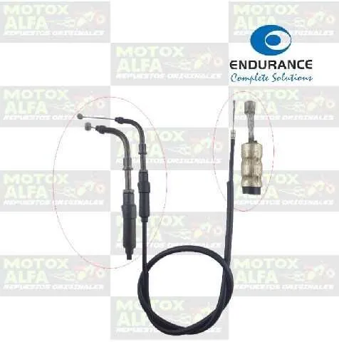 CABLE ACELERADOR PLATINA100 920MM ENDURANCE 06.027.0055