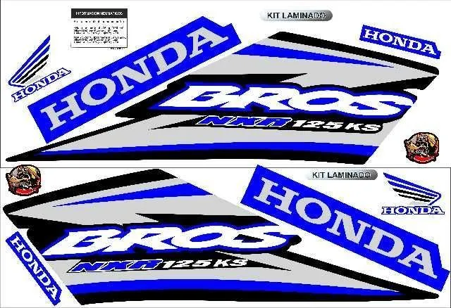 KIT CALCOMANIA NXR125 AZUL HONDA OSAKA 873