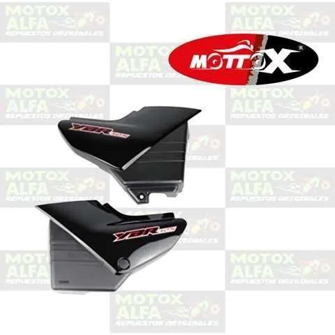 TAPA LATERAL YBR125 NEGRO YAMAHA MOTTOX M01358