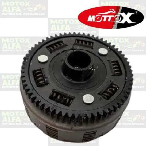 PLATO EMBRAGUE XR250 COMPLETO 4H 62T 6D DIENTE FINO HONDA TORNADO MOTTOX EMBR003