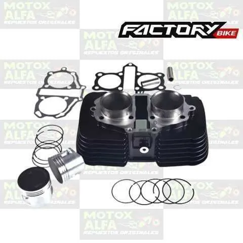 KIT CILINDRO BIKE F370 63MM P15MM ALT72MM FACTORY DOBLE PISTON ORIGINAL 