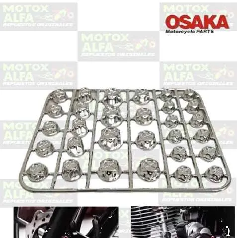 TAPON PERNO LUJO GRIS PLASTICO DECORADOR LUO OSAKA 906