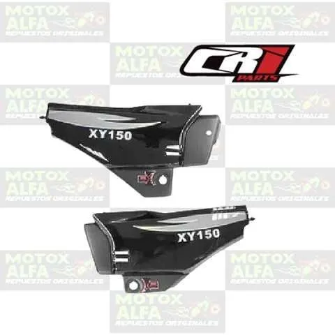 TAPA LATERAL WY125 NEGRO SHINERAY CR1 01.013.0021