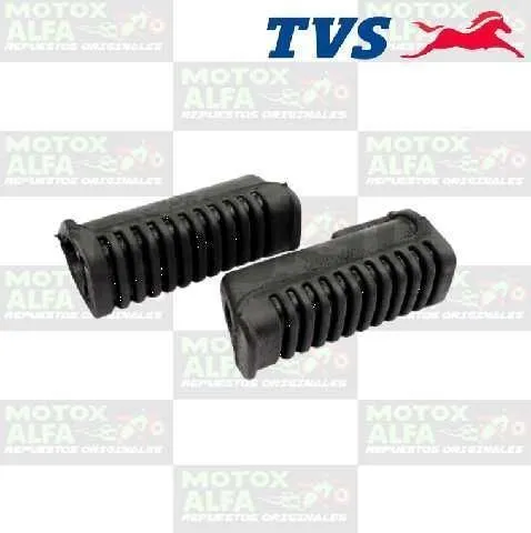 CAUCHO ESTRIBO DELANTERO SPORT100 ORIGINAL TVS N3122460 19107.107-GEN