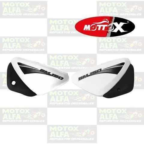 TAPA LATERAL BM150 BOXER BLANCA BAJAJ MOTTOX P10926