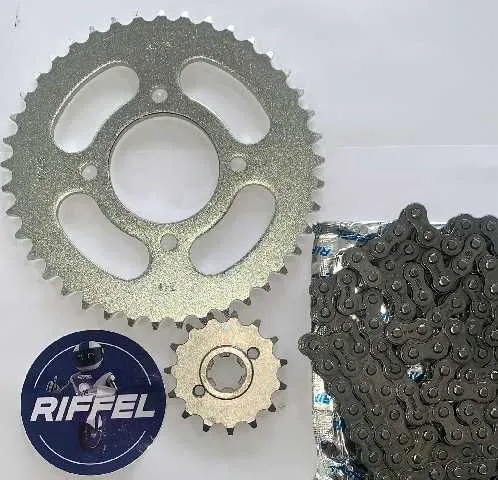 KIT ARRASTRE KA150 HAOJUE 41T 15T 428H 118L TITANIUM RIFFEL 91690