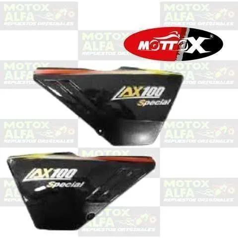 TAPA LATERAL AX100 2015 NEGRO SUZUKI  MOTTOX P10145