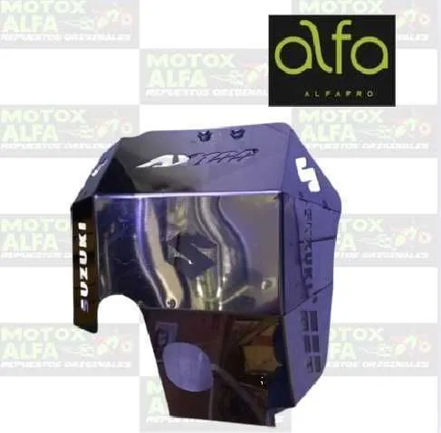 PROTECTOR MOTOR AX100 ALUMINIO LUJO 