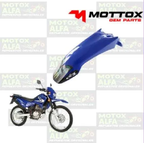 GUARDAFANGO DELANTERO QM200GY AZUL MOTTOX P10375